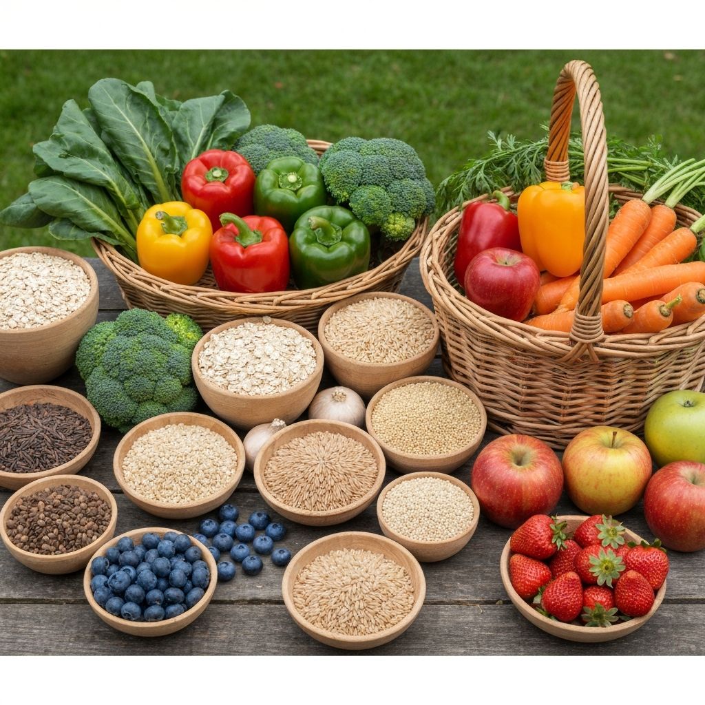 Typical UK dietary foods